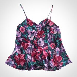 Vintage Satin 80s/90s Spaghetti strap Cami by Kathryn